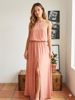 chinese dress ladies Faith Maxi Dress ~ Copper Luxe Satin – Show Me Your Mumu main image 0